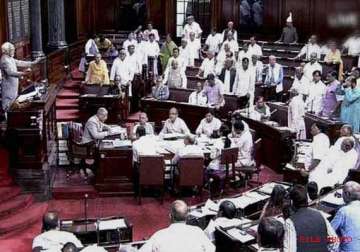 rajya sabha adjourned till 2 pm over bugging allegations