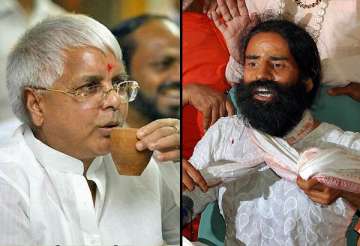 ramdev is a front for rss says lalu prasad