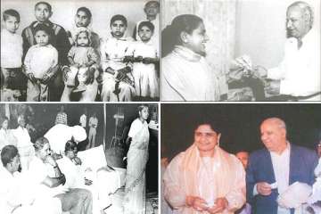 rare pictures of mayawati and kanshi ram