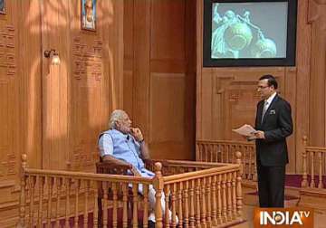 read selective excerpts from narendra modi s interview to rajat sharma in aap ki adalat on india tv