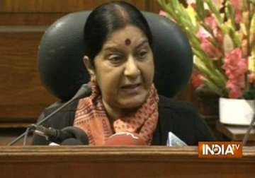 read what sushma swaraj said while supporting telangana bill