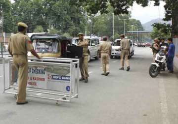 restrictions in srinagar ahead of pm narendra modi visit
