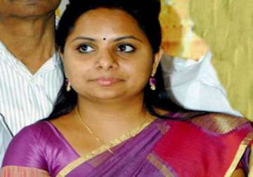 sedition case against trs mp kavitha for saying kashmir and telangana were forcibly annexed to india