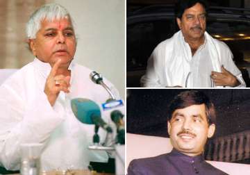 shatrughan and shahnawaz are only two secular leaders in bjp says lalu