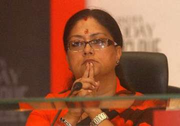 some bjp leaders opposed to raje as cm candidate