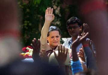 sonia goes abroad for medical check up