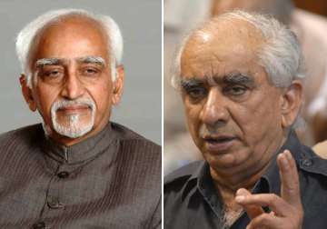 stage set for direct fight between ansari jaswant for vp post