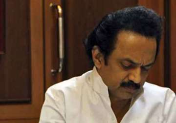 dmk s rout in polls stalin withdraws his resignation