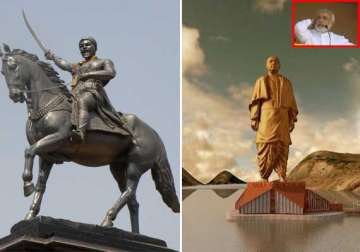 statue vs statue maharashtra shivaji taller than gujarat patel