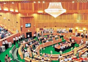 stormy start to jammu and kashmir budget session
