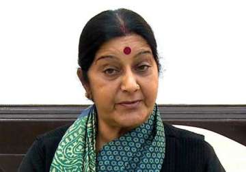 sushma swaraj making a quiet statement but no interviews please