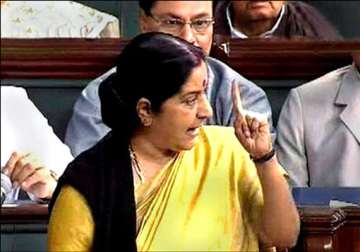 sushma swaraj demands death sentence for mumbai rapists
