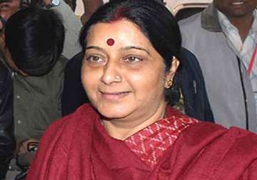 sushma swaraj opposes mining barons party merger with bjp
