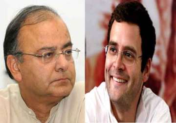 there can be no alibi for non performance arun jaitley on rahul