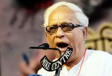 trinamool government suffering from intolerance says buddhadeb