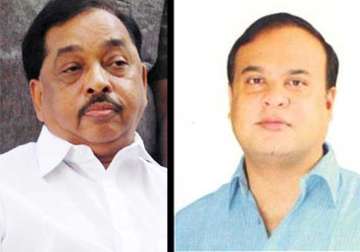 troubles for congress as narayan rane himanta sarma quit as ministers