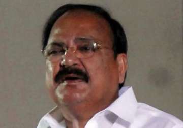 upa trying to escape from failures through early polls says naidu