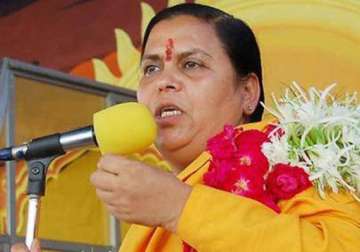 uma s re entry to strengthen bjp s vote in polls leaders