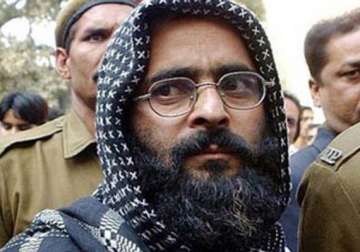 uproar in j k assembly over afzal guru