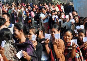 voting begins in meghalaya