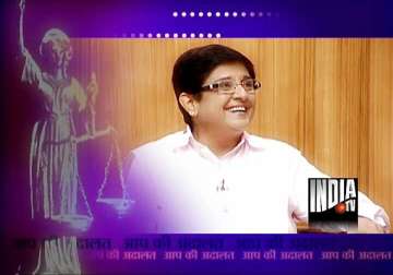 we will have our own watchdogs for our elected candidates kiran bedi tells adalat