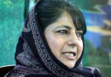 what did congress do to stop modi from growing mehbooba mufti