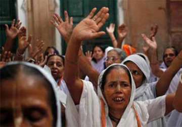 widows of varanasi preparing rakhis for brother modi