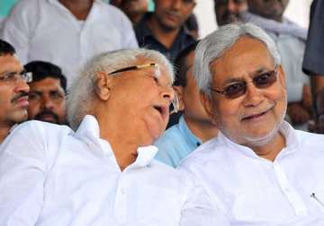 will stick with lalu to keep bjp away nitish