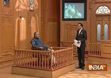 wind is in favour of modi let s not hastily jump to conclusions arun jaitley tells aap ki adalat