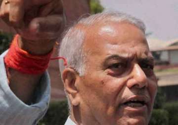 yashwant sinha refuses party s request to apply for bail