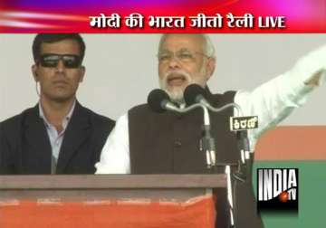 live reporting narendra modi s rally in bangalore