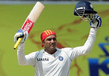 all eyes on sehwag before warm up game