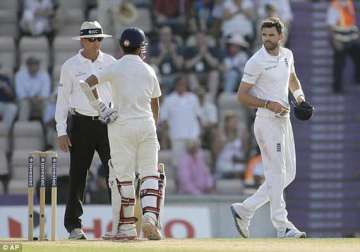 anderson again involved in spat this time with rahane
