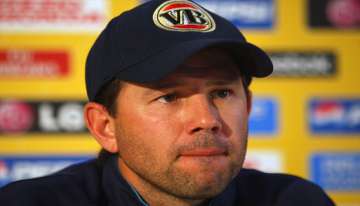 ponting apologizes for smashing dressing room lcd