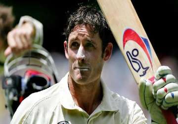 ashes mike hussey glad to be missing action