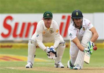 australia south africa sa 145 3 tea day 1 2nd test