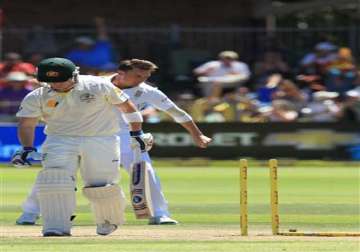 australia south africa australia 205 8 lunch day 3 2nd test