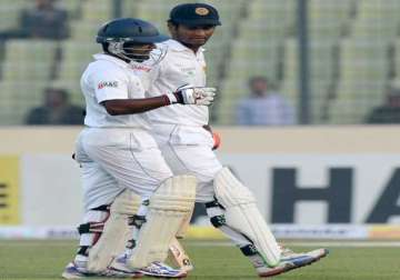 bangladesh sri lanka srilanka 60 0 at stump day 1 1st test