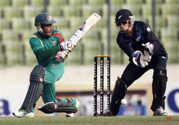 bangaldesh beat new zealand by 40 runs in 2nd odi