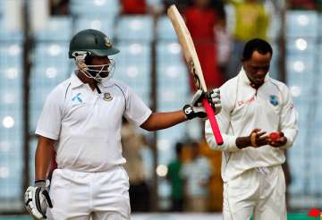 bangladesh 255 4 on day 1 vs west indies