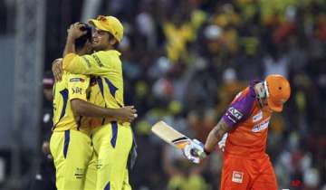 csk move to top of the table with 11 run win over tuskers