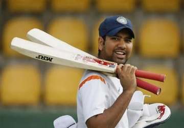 can never be complacent against aussies says rohit sharma