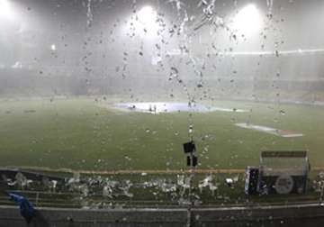 champions league sunrisers out after washout