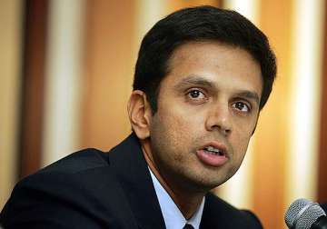 chance for youngsters to stake claim to world cup berths dravid