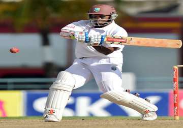 chanderpaul shines as windies amass 333/4 in practice match against upca