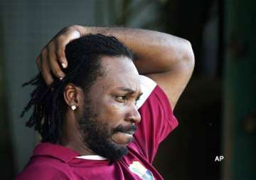 chris gayle misses ireland game