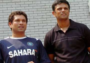 cricket community salutes tendulkar dravid