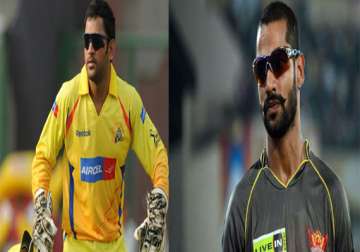 dhoni and shikhar fined for slow over rate