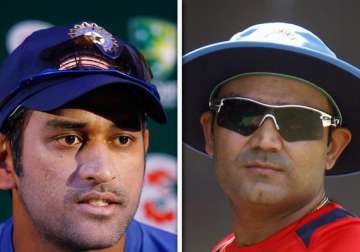 dhoni bemoans absence of sehwag from first two tests