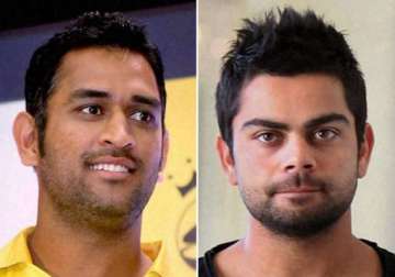 dhoni tells me not to cross the line of aggression says kohli